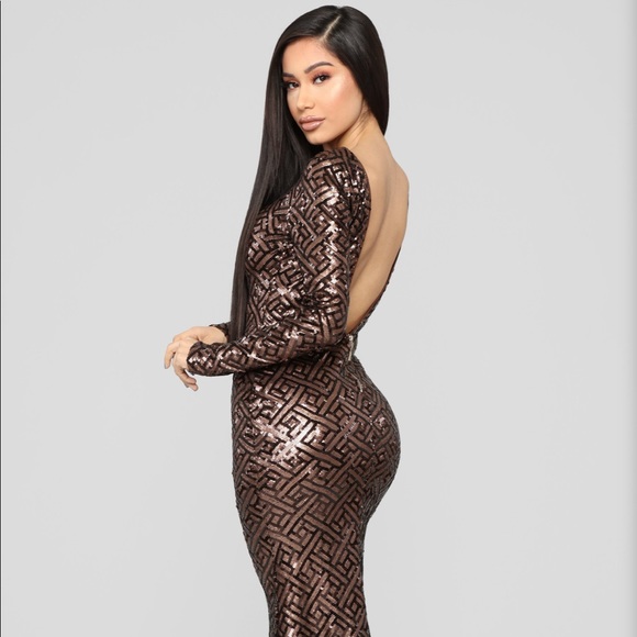 Fashion Nova Forever Your Love Sequin Dress - Picture 5 of 8